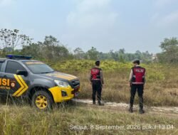 *Cegah Karhutla, Tim Patroli Presisi Pantau Lahan Warga dan Sampaikan Imbauan Humanis**