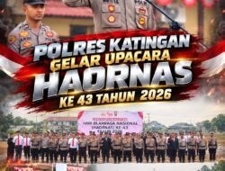 Polres Katingan Gelar Upacara Haornas ke-43 Tahun 2026