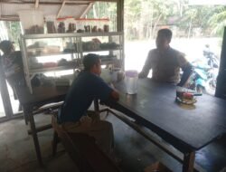 *Sambangi Warga Kambitin, Bhabinkamtibmas Perkuat Sinergi Cegah Karhutla dan Jaga Kamtibmas*
