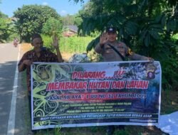 *Cegah Karhutla dari Desa, Polsek Patangkep Tutui Ajak Warga Ramania Hentikan Pembukaan Lahan dengan Bakar*
