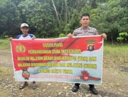 *Polsek Benua Lima Gaungkan Pelayanan Bersih, Warga Taniran Diajak Bersama Tolak Korupsi*