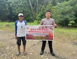 *Bukan dengan Api, Polsek Benua Lima Ajak Warga Taniran Cegah Karhutla Sejak dari Lahan*
