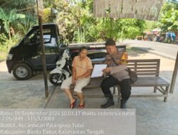 *Bhabinkamtibmas Bentot Perkuat Kesadaran Warga, Karhutla Bukan Pilihan untuk Buka Lahan*