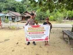 *Bersih Melayani, Polsek Awang Bawa Semangat Zona Integritas hingga ke Desa Tangkan*