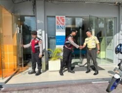 Keamanan Pengguna Layanan BNI Sukamara Jadi Perhatian Sat Samapta dalam Patroli Pagi
