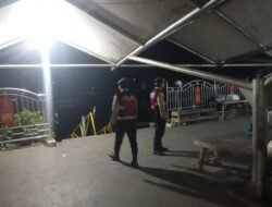 Armada dan Fasilitas Pelabuhan Speedboat Sukamara Tetap Dijaga Sat Samapta saat Malam Hari