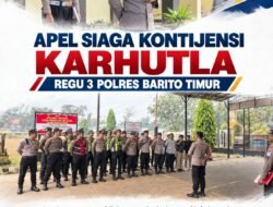 *70 Personel Siaga On Call Karhutla Polres Bartim, Kesiapsiagaan Diperkuat Pantau Hotspot dan Jaga Kamtibmas**