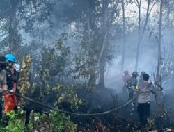 *Tim Gabungan Berjibaku di Tengah Asap Pekat, Api Karhutla di Desa Dayu Berhasil Dikendalikan**