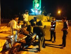 *Polsek Benua Lima Sisir Titik Rawan Jaga Kamtibmas Cegah Aksi Balap Liar dan Kenakalan Remaja*