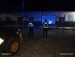 *Patroli Dini Hari, Satsamapta Pastikan Lingkungan dan Fasilitas Sekolah Al-Fitrah Aman*