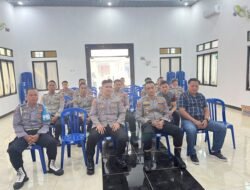 *Perkuat Mental dan Integritas Personel, Polres Bartim Gelar Binrohtal Kristen Secara Daring**