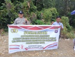 *Polsek Patangkep Tutui Edukasi Masyarakat Ramania, Perkuat Komitmen Cegah Korupsi dan Layanan Transparasi*