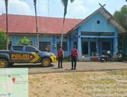 *Pantau Aktivitas Kantor Disdukcapil Bartim, Tim Patroli Presisi Sampaikan Imbauan Humanis Cegah Aksi Premanisme*