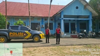 *Pantau Aktivitas Kantor Disdukcapil Bartim, Tim Patroli Presisi Sampaikan Imbauan Humanis Cegah Aksi Premanisme*
