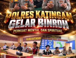 Polres Katingan Gelar Binroh, Perkuat Mental dan Spiritual