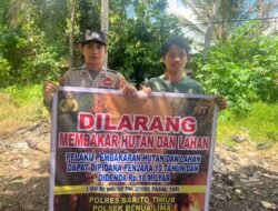 *“Jangan Main Api!” Polsek Benua Lima Tegaskan Larangan Bakar Lahan kepada Masyarakat*