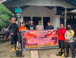 Antisipasi Kebakaran Hutan dan Lahan, Polsek Kapuas Barat Gencarkan Patroli dan Imbauan di Desa Sei Pitung