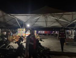 Armada dan Fasilitas Pelabuhan Speedboat Sukamara Tetap Dipantau Sat Samapta pada Malam Hari