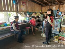 *Patroli Presisi Sambangi Warkop, Warga Diimbau Gunakan Call Center 110 Saat Ada Gangguan Keamanan**