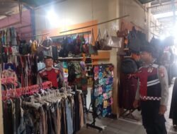 Pasar Inpres Sukamara Dipantau Sat Samapta, Keamanan Pedagang dan Pengunjung Jadi Perhatian
