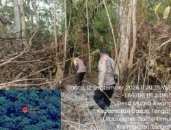*Groundcheck Hotspot Muara Awang, Polsek Dusun Tengah Pastikan Bara Api Padam Total**