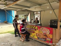 *Patroli Kota Presisi Satsamapta Bartim Imbau Pemilik Toko Pasang CCTV untuk Perkuat Keamanan**