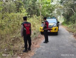 *Patroli Kota Presisi Satsamapta Bartim Pantau Lahan Perkebunan, Cegah Karhutla Sejak Dini**