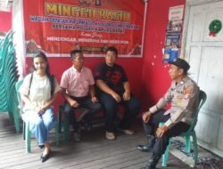 Polsek Kapuas Barat Gelar “Minggu Kasih” di Saka Mangkahai, Serap Aspirasi dan Pererat Silaturahmi