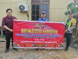 POLDA KALTENG/POLRES KAPUAS/POLSEK PULAU PETAK GELAR GIAT “MINGGU KASIH”