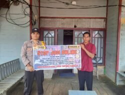 Bhabinkamtibmas Polsek Katingan Hulu dan Bukit Raya Imbau Warga Jauhi Judi Online