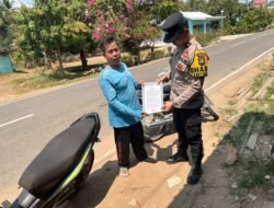 *Masif Sosialisasikan Maklumat Kapolda Kalteng, Bhabinkamtibmas Ajak Warga Buka Lahan Tanpa Membakar**