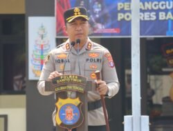 *Pastikan Siaga Hadapi Karhutla, Kapolres Bartim Pimpin Apel Gelar Sarpras Penanggulangan Karhutla di Mapolres**