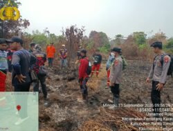 *Antisipasi Karhutla, Polsek Pematang Karau Bersama MPA Patroli dan Cek Ketersediaan Air di Wilayah Rawan**