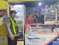 ANGGOTA POLSEK PULAU PETAK LAKSANAKAN PATROLI MALAM, GUNA MEWUJUDKAN KAMTIBMAS KONDUSIF DI WILAYAH KECAMATAN PULAU PETAK