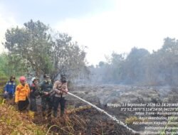 Sinergi TNI-Polri dan Masyarakat, Karhutla di Kapuas Berhasil Dijinakkan