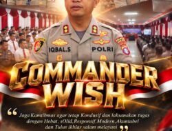 *Awali Kepemimpinan, Kapolres Bartim AKBP Iqbal Sengaji Sampaikan Commander Wish, Tekankan Slogan HORMAT dalam Pelaksanaan Tugas**