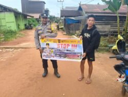 POLSEK MARIKIT EDUKASI WARGA TENTANG DAMPAK DAN SANKSI HUKUM TAMBANG ILEGAL