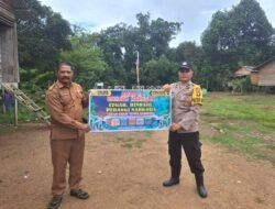 Bhabinkamtibmas Polsek Katingan Hulu dan Bukit Raya Imbau Warga Jauhi Narkoba.