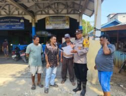 Cegah Karhutla Sejak Dini, Polsek Maliku Gelar Sosialisasi Kepada Masyarakat Desa Kanamit
