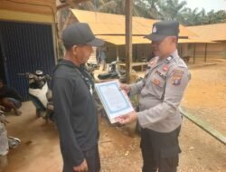 Minimalisir Kebakaran Hutan Dan Lahan, Polsek Aruta Intensifkan Sosialisasi dan Edukasi ke Masyarakat