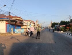 *Hadir di Jam Rawan, Satlantas Bartim Kawal Mobilitas Warga dan Tekankan Disiplin Berlalu Lintas*