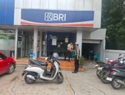 *Patroli Harkamtibmas, Satlantas Bartim Sambangi Security Bank BRI dan Perkuat Kewaspadaan*