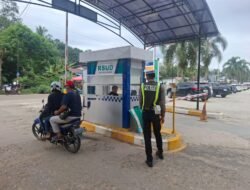 *Patroli Satlantas Sambangi RSUD Tamiang Layang, Cegah Aksi Premanisme dan Jaga Kamtibmas Tetap Kondusif*
