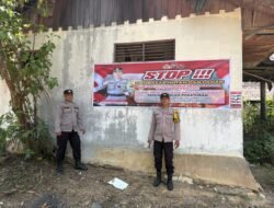 *Jangkau 11 Desa, Polsek Awang Perkuat Cegah Karhutla dan Tegaskan Larangan Membakar Hutan*
