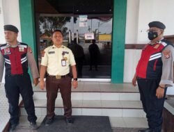 Perkuat Pengawasan Kawasan Perbankan, Sat Samapta Polres Sukamara Sambangi Bank Kalteng
