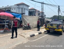 *Patroli Kota Presisi Polres Bartim Sasar Pasar Temenggung Djayakarti, Ciptakan Rasa Aman bagi Masyarakat*