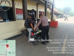 *Tak Ada Celah bagi Ancaman, Satsamapta Perketat Pemeriksaan Roda Dua di Mako Polres Bartim*