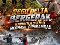 Regu Delta Bergerak, Karhutla di Km 8 Berhasil Dipadamkan