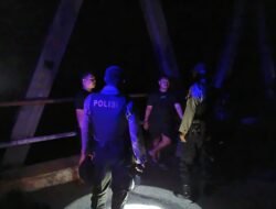 Antisipasi Gangguan Keamanan di Jalur Penghubung Masyarakat, Sat Samapta Pantau Jembatan Gantung Sukamara