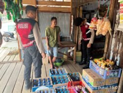 *Patroli Kota Presisi Polres Bartim Ingatkan Pemilik Toko Waspadai Peredaran Uang Palsu**